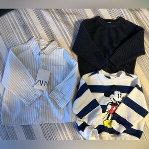 Bundle of 3 Zara toddler boy pieces 18M